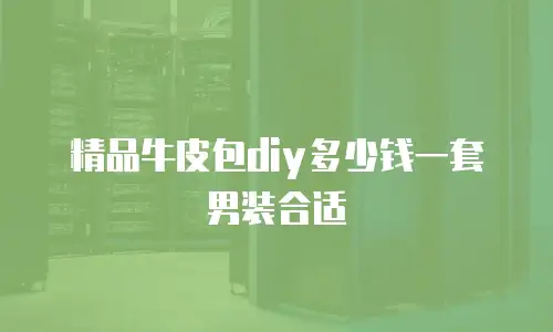 精品牛皮包diy多少钱一套男装合适
