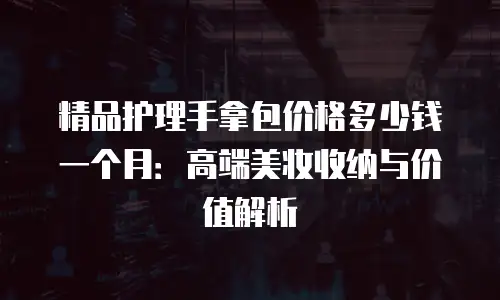 精品护理手拿包价格多少钱一个月：高端美妆收纳与价值解析