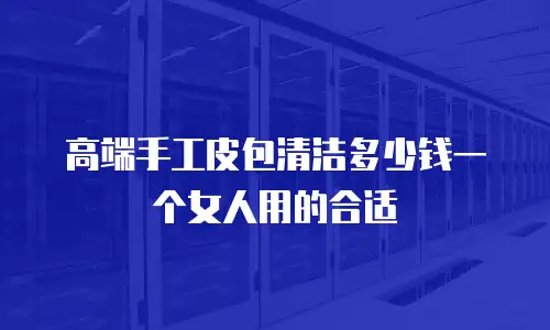 高端手工皮包清洁多少钱一个女人用的合适