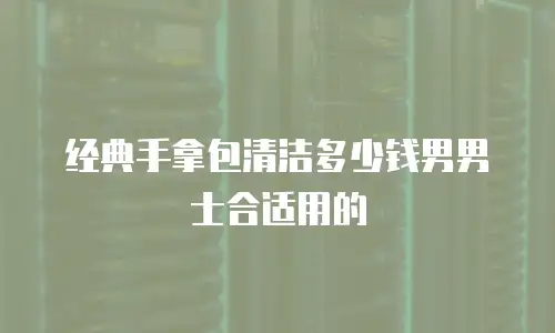 经典手拿包清洁多少钱男男士合适用的