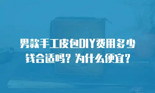 男款手工皮包DIY费用多少钱合适吗？为什么便宜？