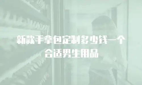 新款手拿包定制多少钱一个合适男生用品