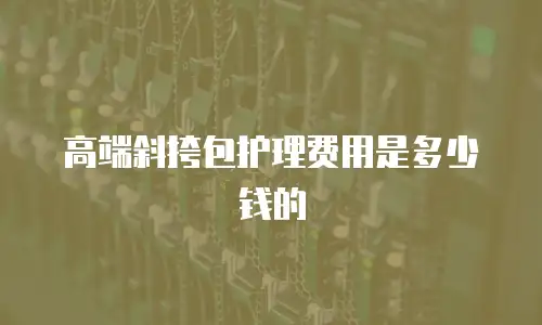 高端斜挎包护理费用是多少钱的