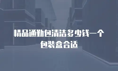 精品通勤包清洁多少钱一个包装盒合适