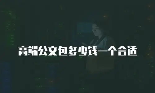 高端公文包多少钱一个合适