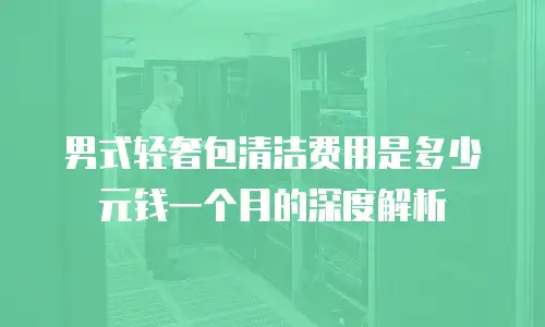 男式轻奢包清洁费用是多少元钱一个月的深度解析