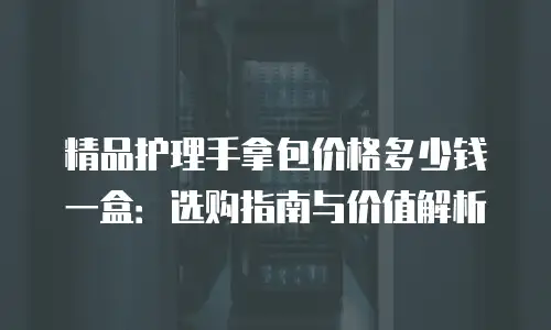 精品护理手拿包价格多少钱一盒：选购指南与价值解析