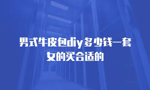 男式牛皮包diy多少钱一套女的买合适的
