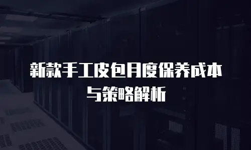 新款手工皮包月度保养成本与策略解析