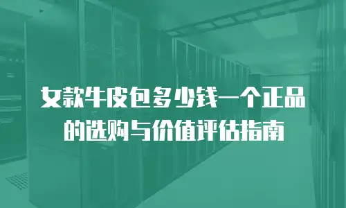 女款牛皮包多少钱一个正品的选购与价值评估指南