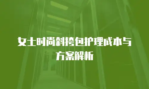女士时尚斜挎包护理成本与方案解析