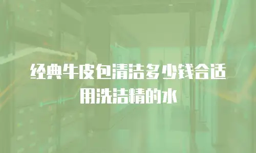 经典牛皮包清洁多少钱合适用洗洁精的水