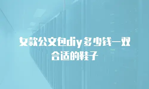 女款公文包diy多少钱一双合适的鞋子