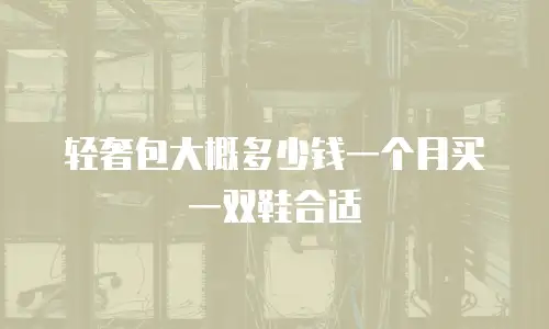 轻奢包大概多少钱一个月买一双鞋合适