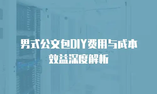 男式公文包DIY费用与成本效益深度解析