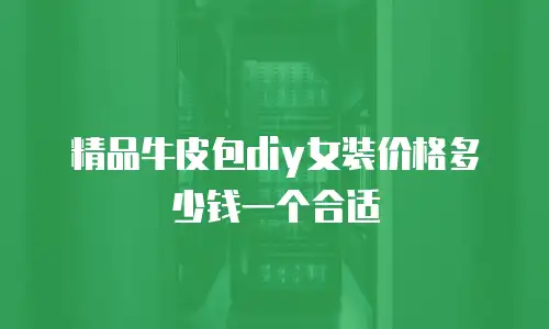 精品牛皮包diy女装价格多少钱一个合适
