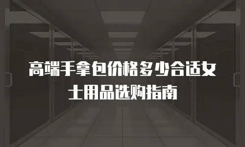 高端手拿包价格多少合适女士用品选购指南
