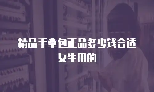 精品手拿包正品多少钱合适女生用的