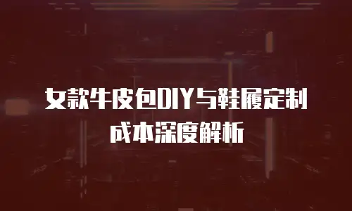女款牛皮包DIY与鞋履定制成本深度解析