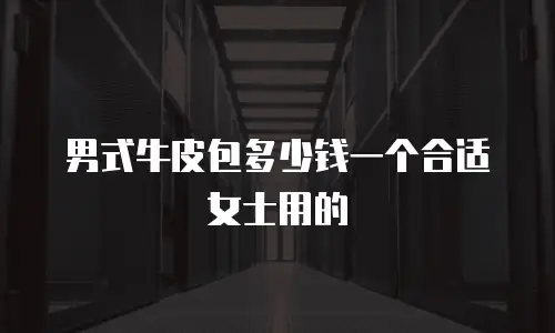 男式牛皮包多少钱一个合适女士用的