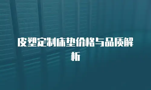 皮塑定制床垫价格与品质解析