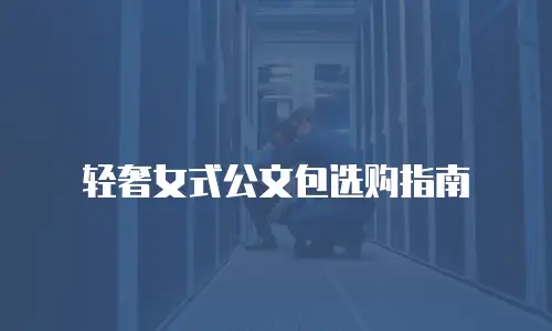 轻奢女式公文包选购指南