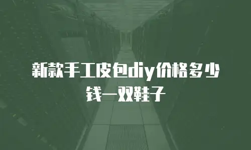 新款手工皮包diy价格多少钱一双鞋子