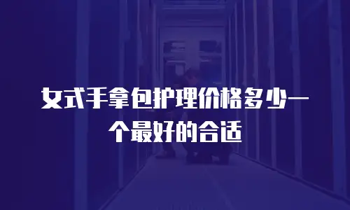 女式手拿包护理价格多少一个最好的合适