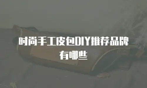 时尚手工皮包DIY推荐品牌有哪些