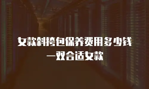 女款斜挎包保养费用多少钱一双合适女款