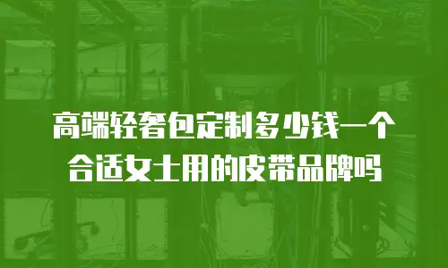高端轻奢包定制多少钱一个合适女士用的皮带品牌吗