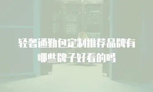 轻奢通勤包定制推荐品牌有哪些牌子好看的吗