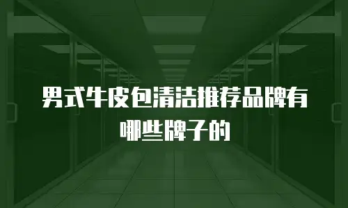 男式牛皮包清洁推荐品牌有哪些牌子的