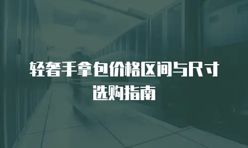 轻奢手拿包价格区间与尺寸选购指南