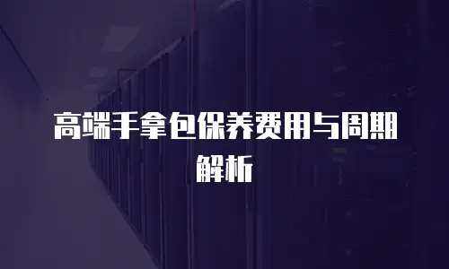 高端手拿包保养费用与周期解析