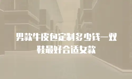 男款牛皮包定制多少钱一双鞋最好合适女款
