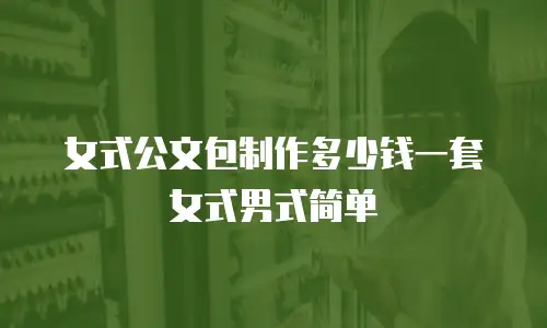 女式公文包制作多少钱一套女式男式简单