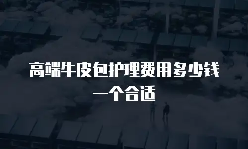 高端牛皮包护理费用多少钱一个合适