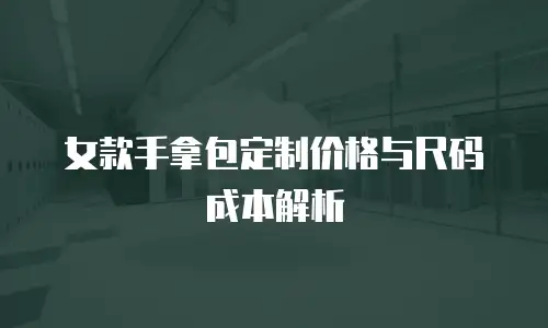 女款手拿包定制价格与尺码成本解析