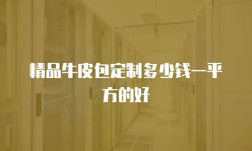 精品牛皮包定制多少钱一平方的好