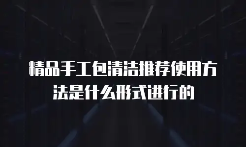 精品手工包清洁推荐使用方法是什么形式进行的