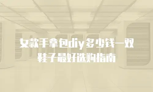 女款手拿包diy多少钱一双鞋子最好选购指南