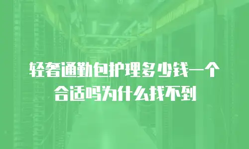 轻奢通勤包护理多少钱一个合适吗为什么找不到