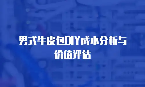男式牛皮包DIY成本分析与价值评估
