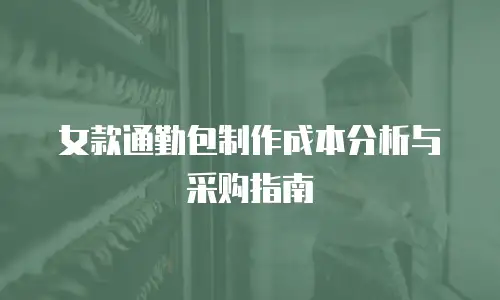 女款通勤包制作成本分析与采购指南