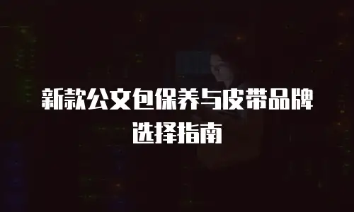 新款公文包保养与皮带品牌选择指南
