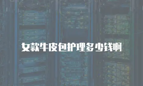 女款牛皮包护理多少钱啊