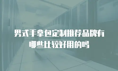 男式手拿包定制推荐品牌有哪些比较好用的吗