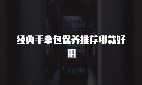 经典手拿包保养推荐哪款好用