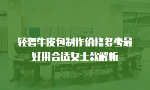 轻奢牛皮包制作价格多少最好用合适女士款解析